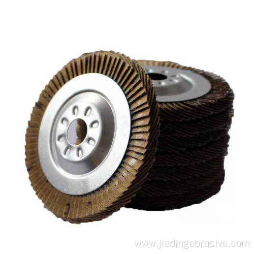 Durable Wire Drawing Sanding Flap Disc Grinding Wheel